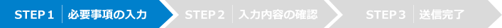 STEP1 必要事項の入力